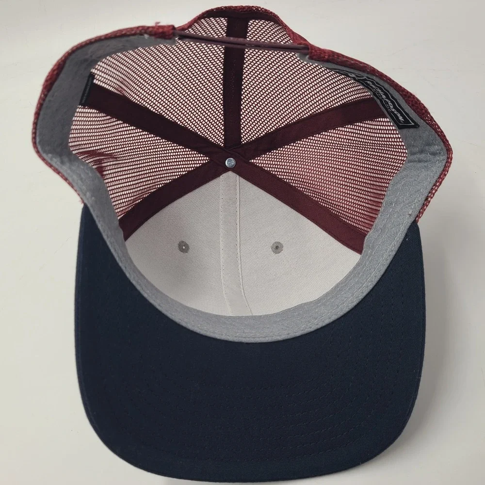 Shield Republic Hat Trust The Government Snapback Trucker Mesh Gray Blue Red Men